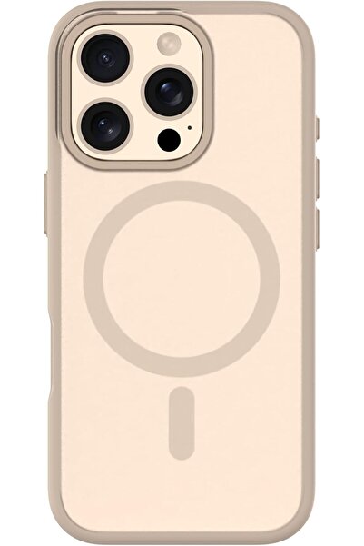 QDOS Hybrid Soft Case for iPhone 16 Pro - Desert Titanium