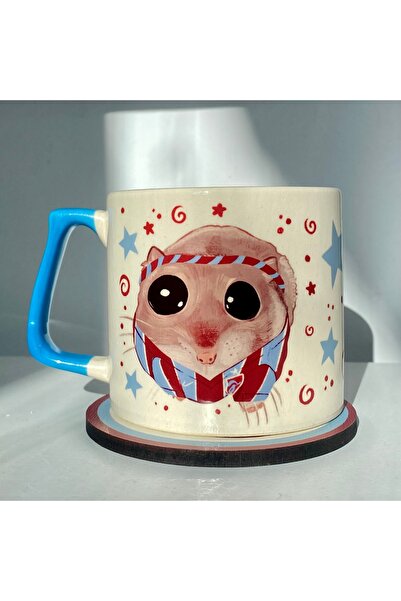 westartic Sad Sad Hamster - Trabzonspor Fanatic Football Trophy Cup