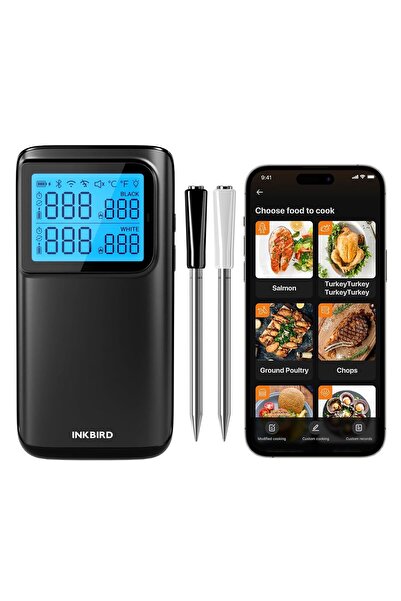 Inkbird Wireless BBQ Thermometer INT-12E-BW
