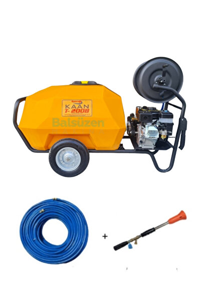Kaan T200b Arabalı Benzinli İlaçlama Makinası 4t 7hp 200lt