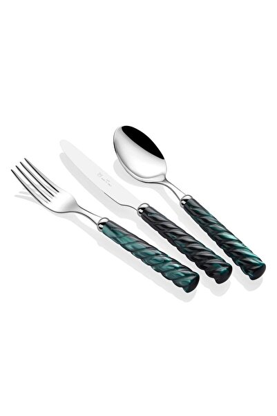 RİVADOSSİ SANDRO Rivadossi Vito Green 75 Piece Cutlery Set