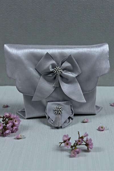 HAVLULAND ÇEYİZLİK ZARF BOHÇA VE TESBİHLİK OSMANLI İPEĞİ 50X45 CM EBATINDA ZA...