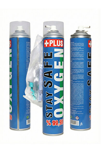 Stay Safe Taşınabilir Medikal Oksijen Plus 3 Adet