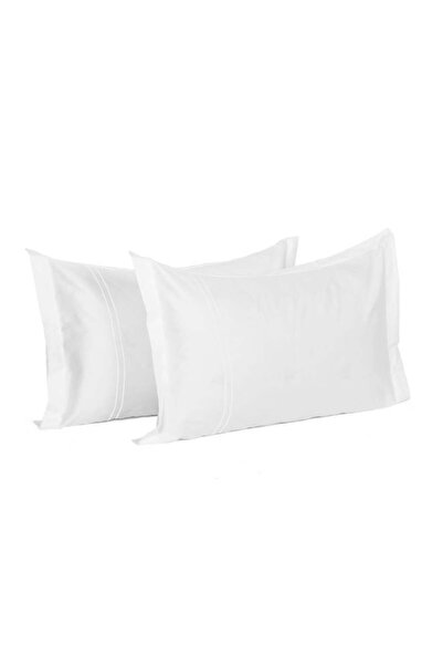 MULBERRY LIVING 100% Cotton -250 TC Serenity Solids Pack of 2 Pillow covers (...