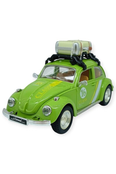 Vardem Holiday Series - Vosvos Car with Sound and Light 18 cm - Green