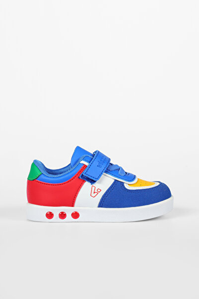 Vicco Sam Model Işıklı Erkek Bebe ve Çocuk Spor Ayakkabı Saks Mavi Sneaker