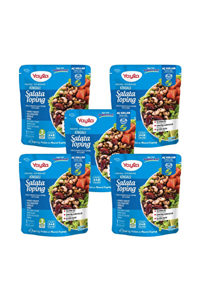 Yayla Haşlanmış Suyu Süzülmüş Kinoalı Salata Toping 150 gr x5