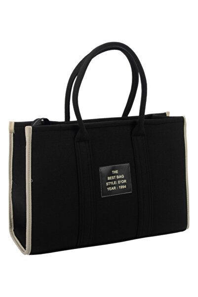 d'or fashion design Canvas Kadın El ve Omuz Çantası