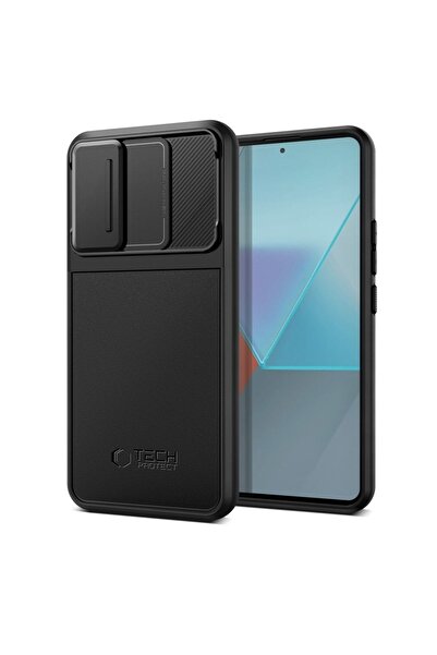 Tech-Protect Velar Cam Case for Xiaomi Poco X6/Redmi Note 13 Pro Black