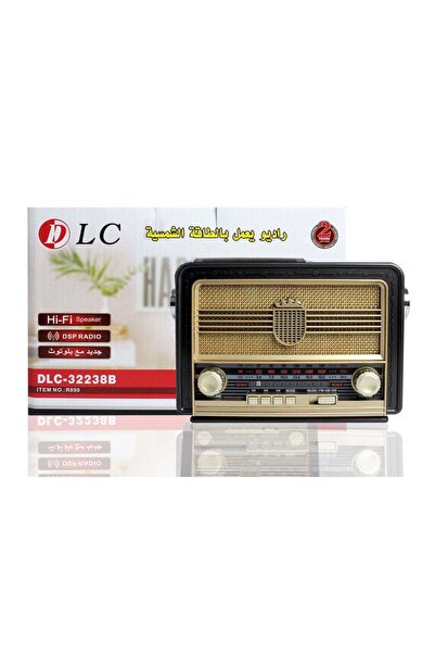 DLC Portable Bluetooth Radio with Solar Power and Flashlight