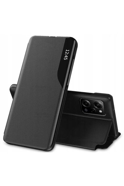 Tech-Protect Smart View Flip Cover for Xiaomi Redmi 12 - Black