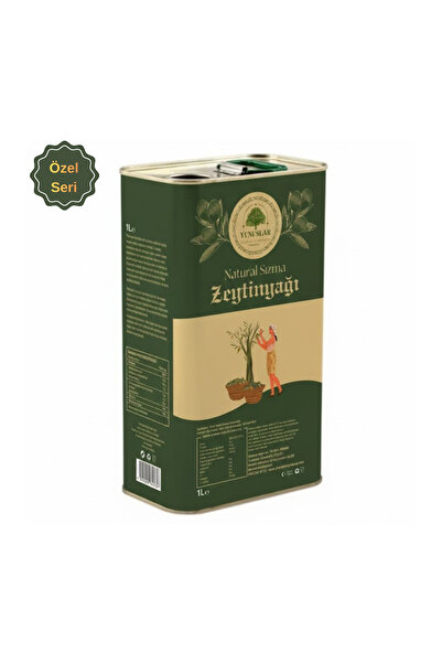 1 L Naturel Sızma Zeytinyağı - Soğuk Sıkım Yeni Hasat