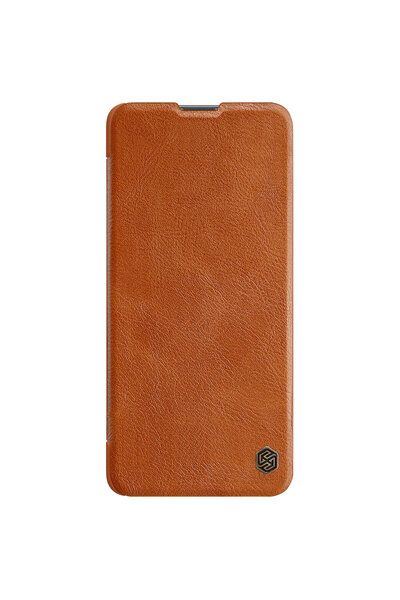 Nillkin Qin Leather Flip Cover for Xiaomi Redmi Note 11 Pro Plus Brown