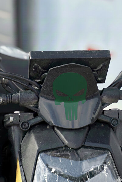 Banxtre Skull Sticker Decal for Motorcycle and Helmet (12Cmx8Cm)