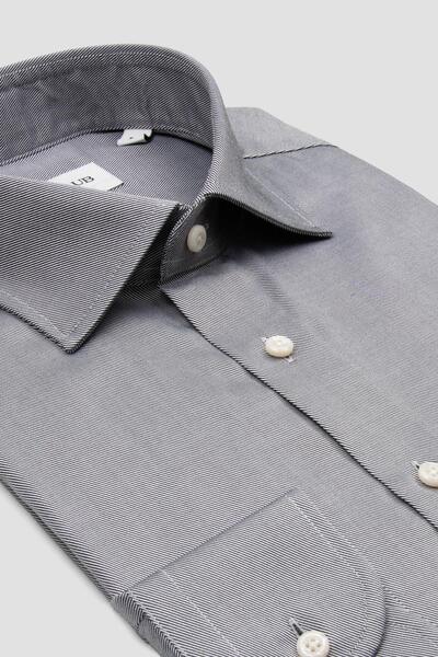 Abbate BB Club Lima Твіл Бавовняна Regular Fit Темно-сіра Класичний комір Чол...