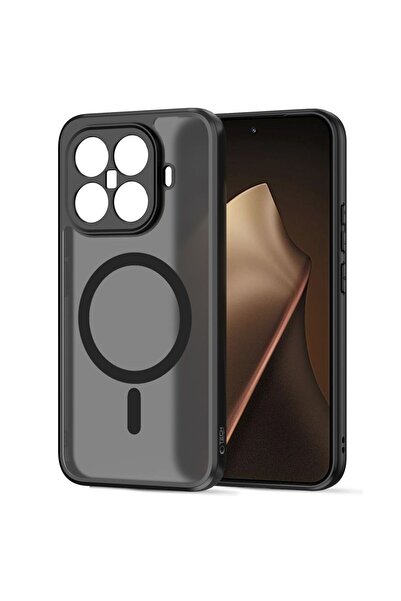 Tech-Protect Husă MagMat pentru Xiaomi 15T Pro, neagră, compatibilă cu MagSafe