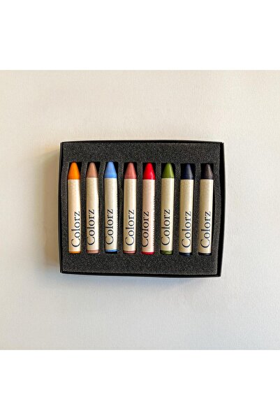 COLORZ Profesyonel 8li Yağlı Pastel Seti (Empresyonizm Renkleri)