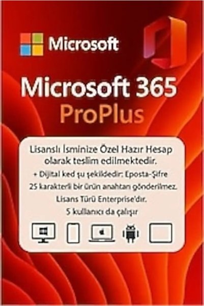 Office 365 Professional 2024 Dijital Lisans Hesap