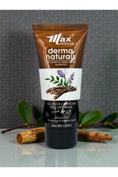 max elegance Licorice Luminous Peel-Off Mask