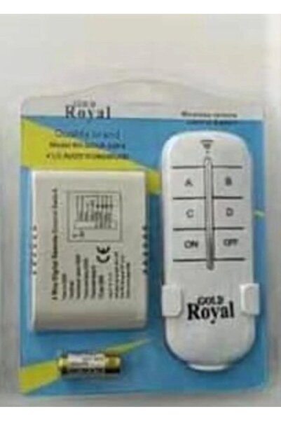 Gold ROYAL Chandelier Remote Control 4-Piece 220-4