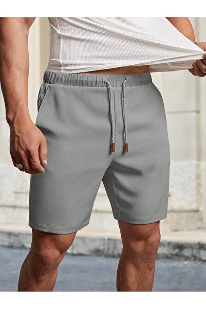 DAXİS Sportwear Company Pantaloni scurți din bumbac pieptănat cu șireturi pen...