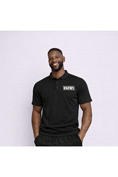 NOFLEN Men's Knows Printed Polo Neck T-Shirt