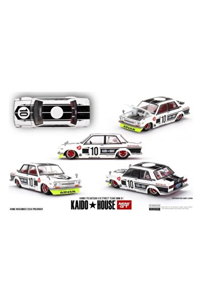 mini gt Kaido House Datsun 510 Street Team Xmm V1 176