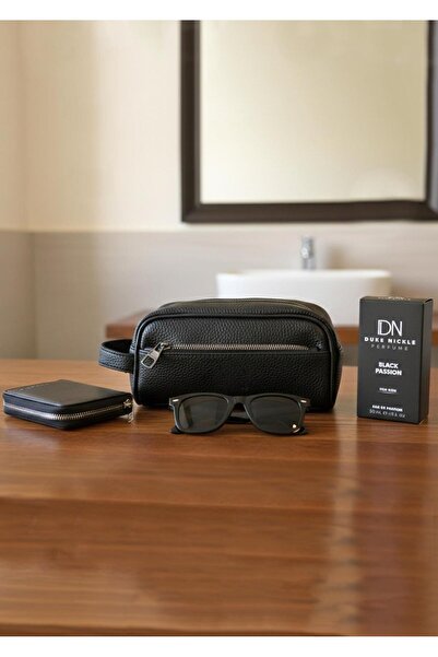 Duke Nickle Men's Bag, Glasses, Wallet, Perfume 4-Piece Luxury Stylish Gift S...