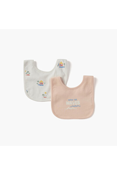 Juniors مريلة مطبوعة مع زر إغلاق سريع - مجموعة من قطعتين