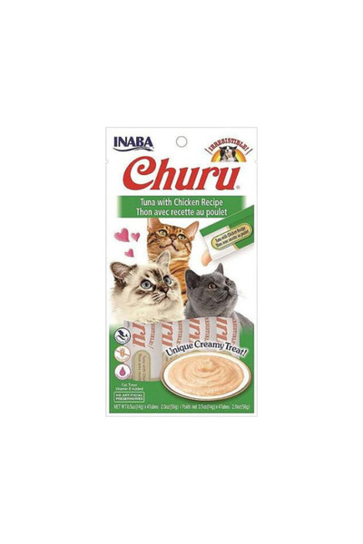 Inaba تونة تشورو بالجبنة، 4 × 14 غرام، عبوة من 6 قطع