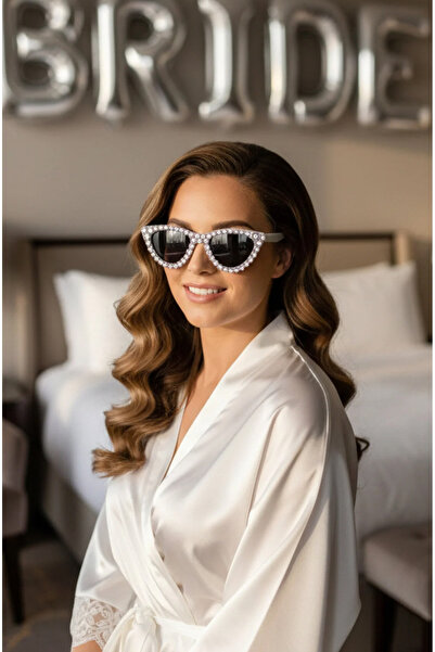 Happyline After Party Gözlük, Parti Gözlüğü, Taşlı Bride Gözlük, Eğlence Güne...