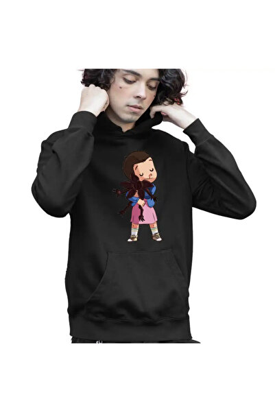 OEM Παιδική Μπλούζα Φούτερ για Αγόρια Stranger Things Eleven Demogorgon Chibi