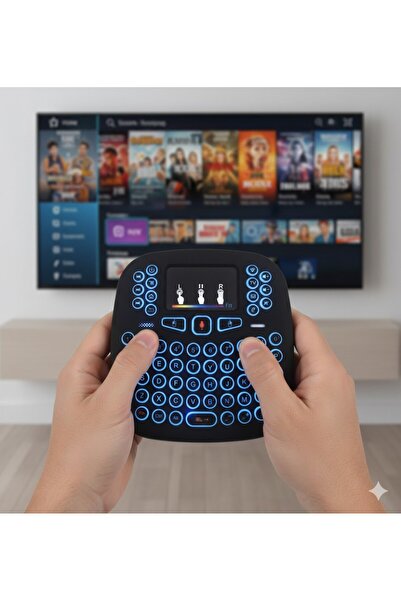 AteşTech Kablosuz Mini Klavye & Dokunmatik Mouse – Bluetooth Ve 2.4ghz Smart ...