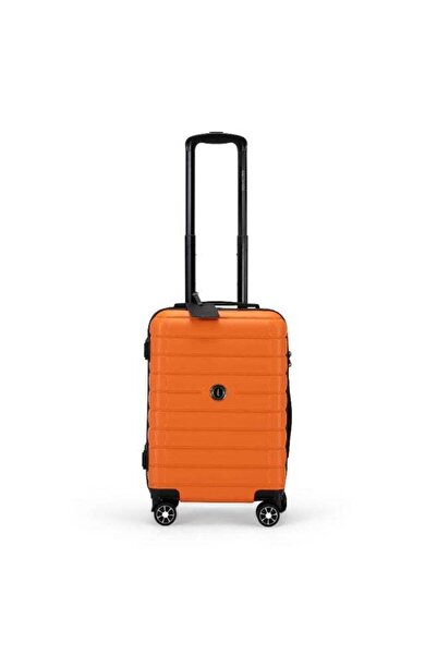 EAGLE EXPRESS Wood ABS Hard Trolley Luggage - 20 inch - Orange - Scratch-Resi...