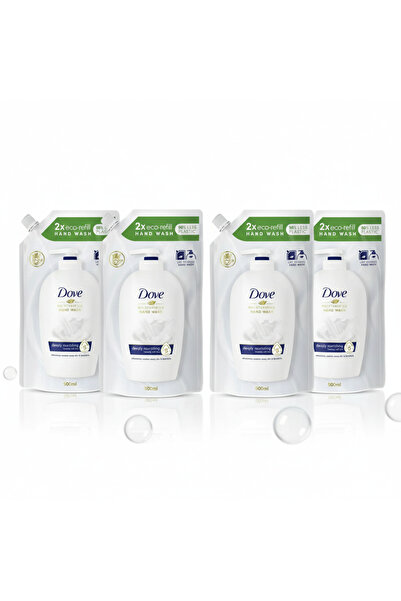 Dove Pachet 4X Rezerva sapun lichid Original, 500 ml,