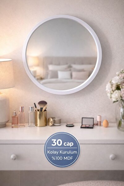 ADIM EBATLAMA 1 mm Silver Colored Adhesive Mirrored - - Makeup Mirror