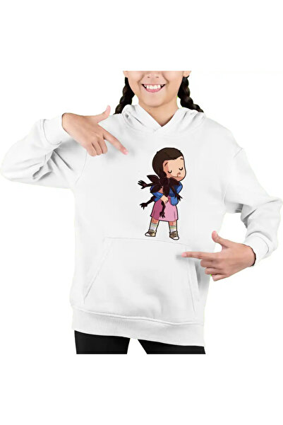 OEM Kids Girls Stranger Things Eleven Demogorgon Chibi Sweatshirt