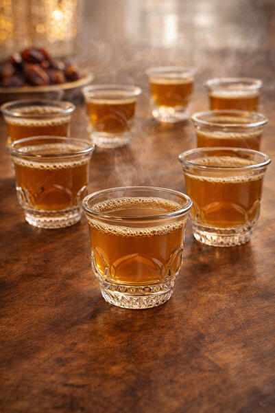 ALSAIF ✨ طقم فناجين قهوة علياء الزجاجي من شركة السيف – 12 قطعة | صناعة ياباني...