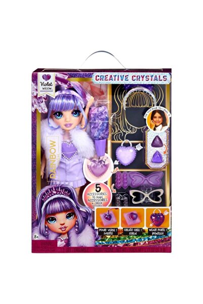 Adore منتج مرخص من سلسلة رينبو هاي كريستال بيبي فيوليت ويلو