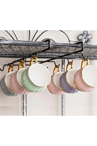 İN3DEX Κρεμάστρα για φλιτζάνια που τοποθετείται σε ράφι ντουλάπας με 10 γάντζους