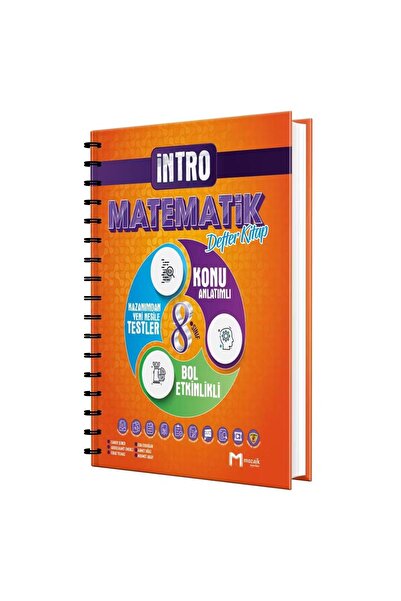 Harika Kitap Mozaik Yayınları 8.Sınıf Matematik Konu Özetli Defter Kitap - 40...