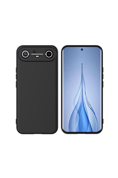 Apsuwa Tecno Spark Slim 5G Kılıf Lansman İçi Kadife Silikon Siyah