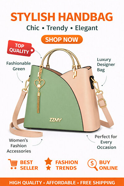 Generic Women Plaid PU Leather Handbag – Heart Charm Top Handle Crossbody Bag