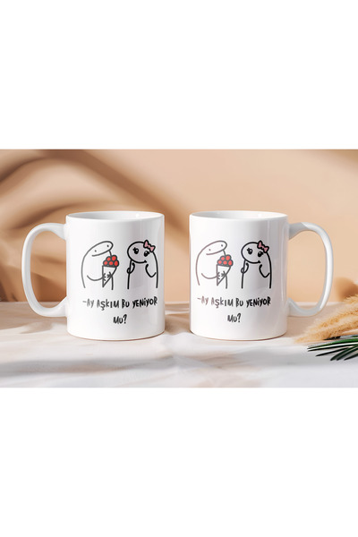 Beramussa Two Mugs – My Double Moon Love Is Winning Designed Mugs – Gift for ...
