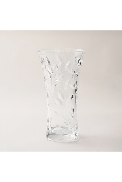 RCR وعاء زجاجي بيضاوي الشكل على شكل زهرة الغار، 34.9 × 21.3 × 24.1 سم