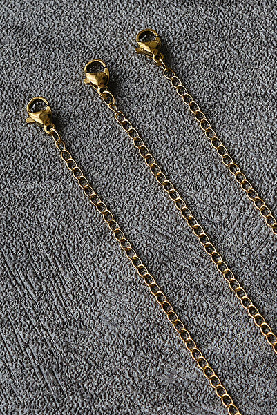 ByFlorya Jewelry سلسلة تمديد فولاذية مقاومة للصدأ وغير قابلة للتلطيخ، سلسلة ت...