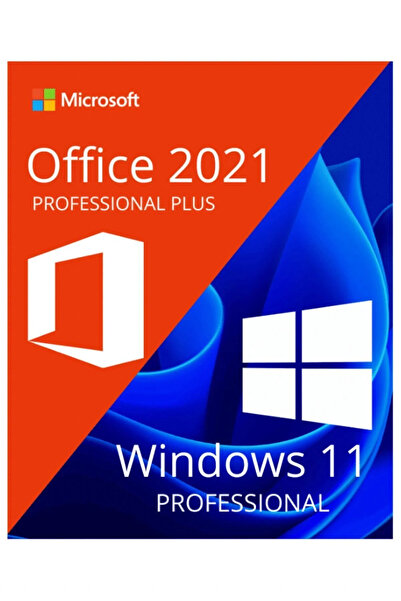 MICROSOFT Windows 11 Pro Retail + Office 2021 Pro Plus Paket | 2025/2026 | An...