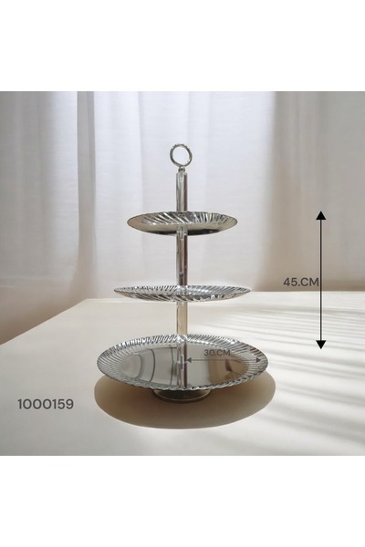 PA شيالة مكسرات / فواكة 3 دور عمود اكرلك جديد 2026