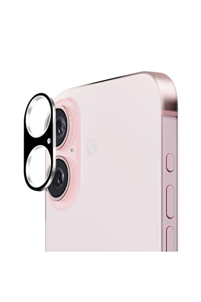 Techsuit iPhone 16 Full Glass camera film, black