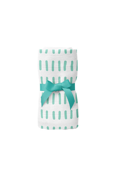 itsybitsy Amulet Blossom Lines, Muslin Baby Blanket, 70X70 cm